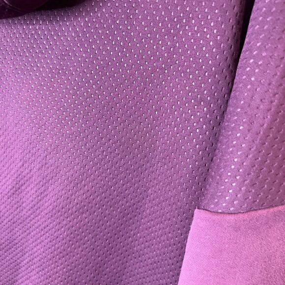 Puma Zip up hooded jacket fleece lined Plum size medium - Picture 10 of 16